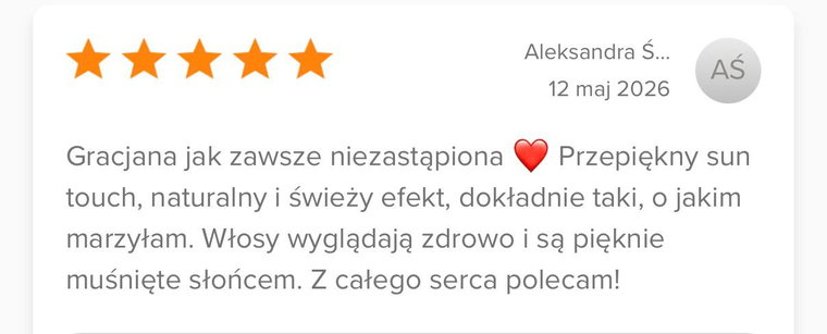 Opinia uczestniczki szkolenia SunTouch