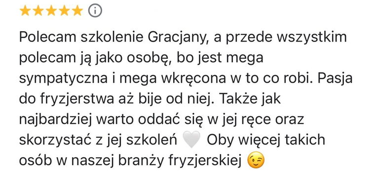 Opinia uczestniczki szkolenia SunTouch